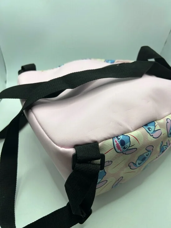 Disney Stitch Pink Blue Patterned Mini Backpack - Picture 3 of 3